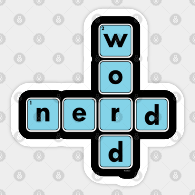 Nerd Word Crossword Puzzle Geek Numbered Squares Puzzlers Thinking Gift